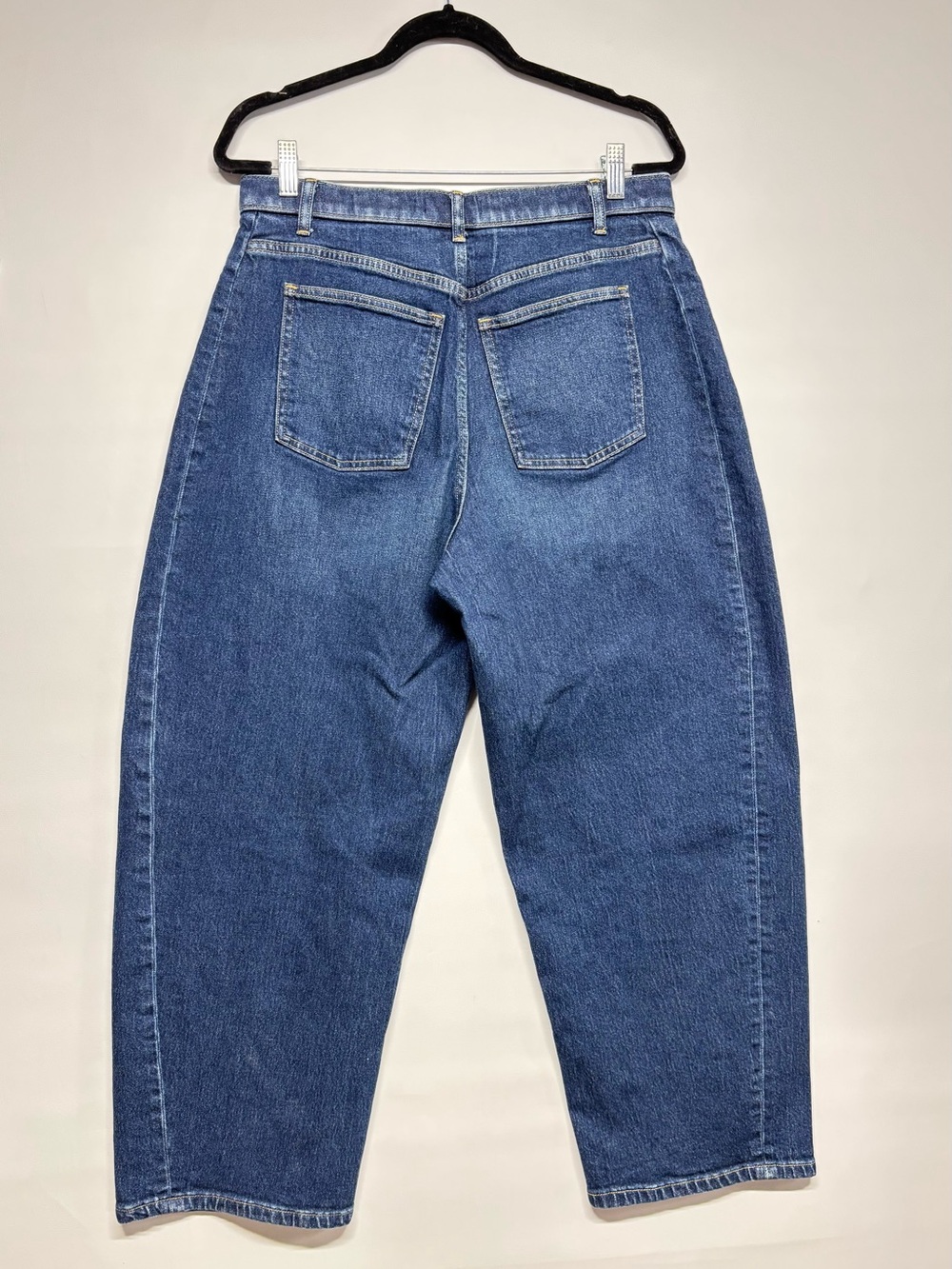 ✨SPANX Women’s Barrel Leg Jeans Size L/G R - Picture 7 of 16